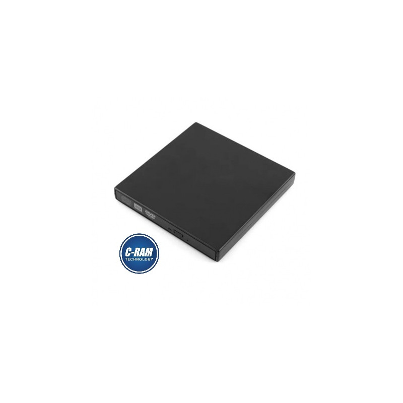 Grabador Lector Externo Dvd/Cd  USB-A 2 0 Qc Pass 