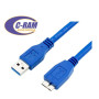 Cable USB 3 0 Macho a Micro USB 3 0 Azul 0 5 Mts