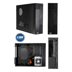 Gabinete Clio S609 ATX con Fuente de Poder 500W