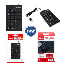 Teclado Numérico USB Utek UT-KBN700U 23 Teclas PC