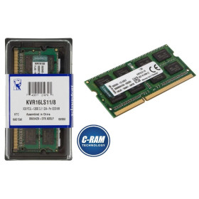 Memoria Ram 8GB DDR3L 1600Mhz PC3L-12800 Notebook