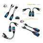 Balun Pasivo Bnc para Camaras y DVR Rj45