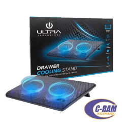 Base Enfriadora Notebook 9  a 15 6  2 Ventiladores