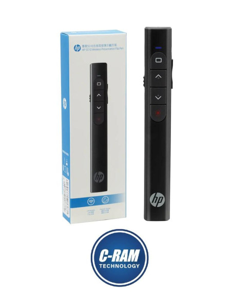 Presentador Inalámbrico Láser USB HP SS10