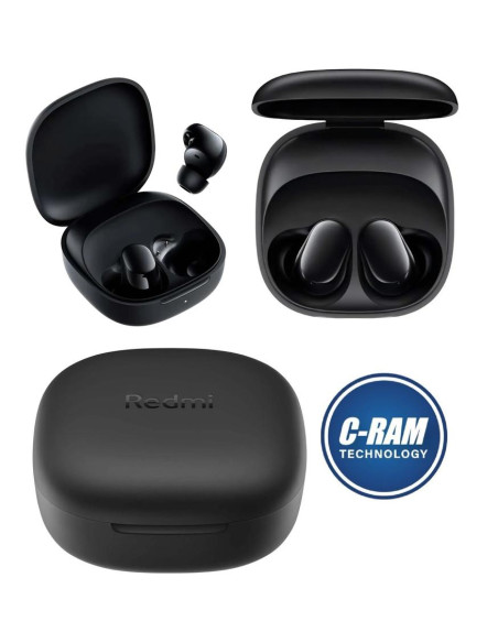 Audífono Bluetooth Xiaomi Redmi Buds 6 Play Negro 