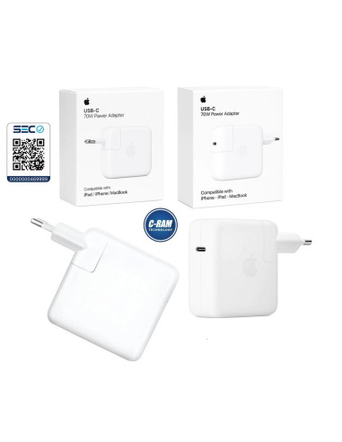 Adaptador Corriente USB-C 70W Apple MXN53CI/A