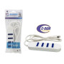 Alargador Philco Multiple 4 Tomas 1 5mts Blanco