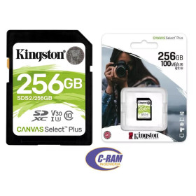Micro SD Canvas Select Plus 256GB 100mb/s Kingston Micro SD Canvas Select Plus 256GB 100mb/s Kingston