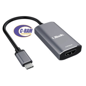 Adaptador USB-C Macho a HDMI Hembra 8K V2 1 Ulink
