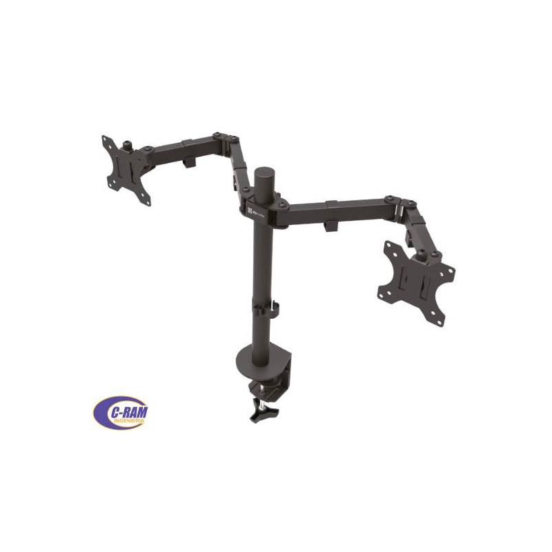 Soporte Doble Monitor LCD/LED 13-32  giro Klipx 