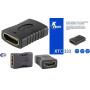 Copla  Unión HDMI Hembra - Hembra Negro Xtech