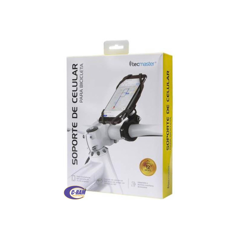 Soporte de celular para bicicleta Tecmaster