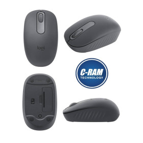 Mouse Inalámbrico Logitech M196 Bluetooth Grafito