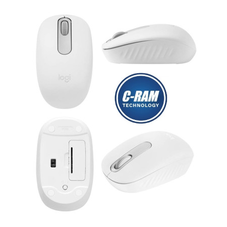 Mouse Inalámbrico Logitech M196 Bluetooth Blanco