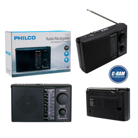 Radio 4 Bandas Recargable IC-18R USB SD Philco 