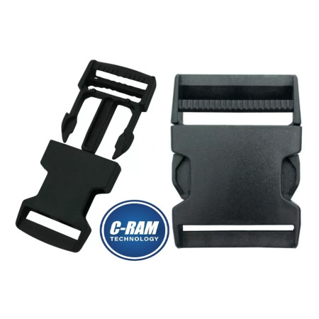 Hebilla Tip Top Para Huinchas De 6 Cms