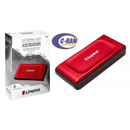 Disco Externo SSD de Bolsillo 2Tb Usb 3 2 Rojo