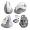 Mouse Vertical Pro Fit Gris Inalámbrico Kensington