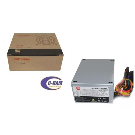 Fuente de poder Clio Slim 500W 20 - 4 PINES 