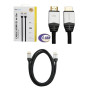 Cable HDMI 2 1  8K  2mts Negro Tecmaster 