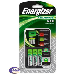 Cargador de Pilas Maxi AA/AAA 2Pilas Recargables