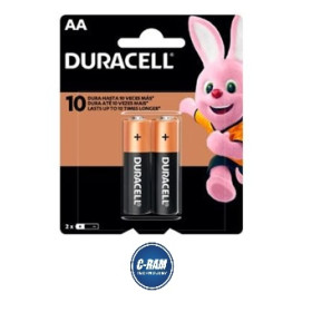 Pack 2 Pilas Alcalinas AAx2 1 5V Duracell