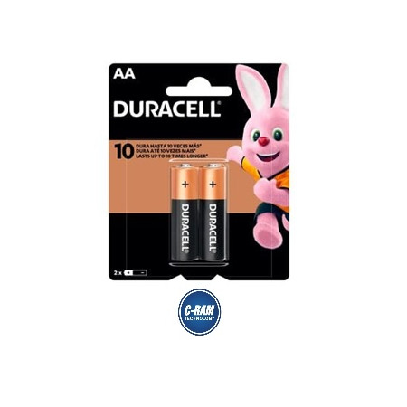 Pack 2 Pilas Alcalinas AAx2 1 5V Duracell