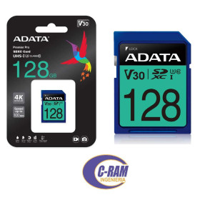 Memoria SD 128 Gb Premier Pro Clase 10 UHS-I V30 