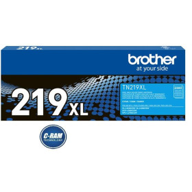 Toner TN219XLC Cyan Original Brother 2 300 Pag