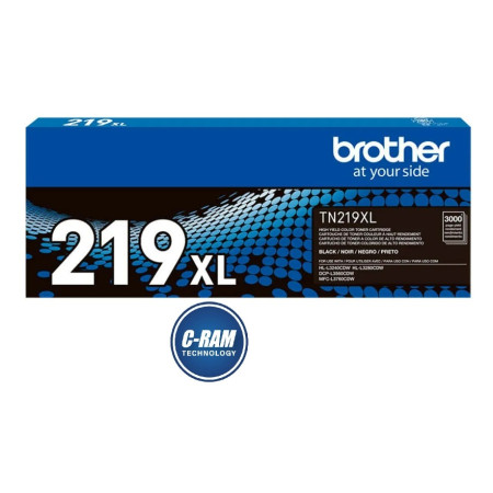 Toner TN219XLBK Negro Original Brother 3 000 Pag