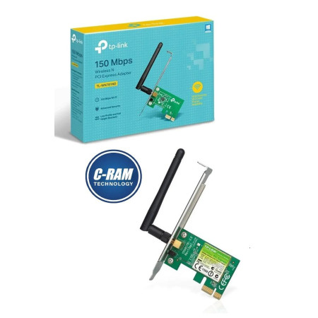 Tarjeta PCI-Express TP-Link Tl-WN781nd 150Mb/s 