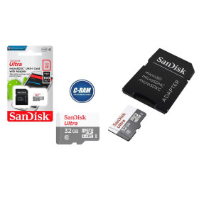 MicroSD 32GB SanDisk Ultra A1 120MB/s
