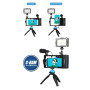 Kit Vlogging 4-en-1 PULUZ LED   Micrófono         