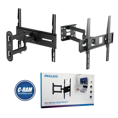 Soporte TV 32-65  3 Articulaciones 35 kg Philco