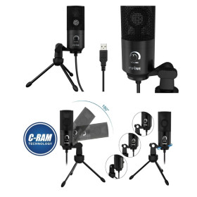 Micrófono USB Condensador Fifine K669B Original