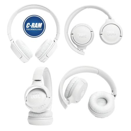 Audífonos BT 5 3 JBL Tune 770BT On-Ear ANC Blanco