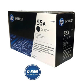 Toner Cartucho HP Original 55A 6 000 Pag Negro