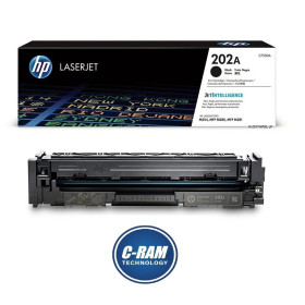 Toner Cartucho HP Original 202A 1 400 Pag Negro