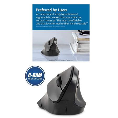 Mouse Vertical Kensington K75575WW Inalámbrico