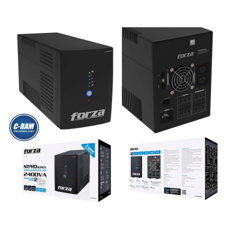 UPS Forza NT-2402PRO-C 2400VA 1200W AVR 220V