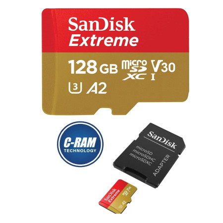 Tarjeta Memoria SanDisk Extreme MicroSDXC 128Gb