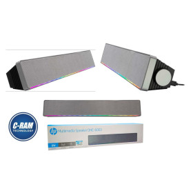 Parlante Soundbar HP DHE-6003 RGB 6W USB 3 5mm