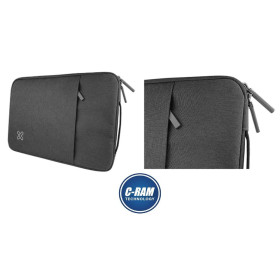 Funda SquarePro 14 1  Gris Klip Xtreme KNS-418GR