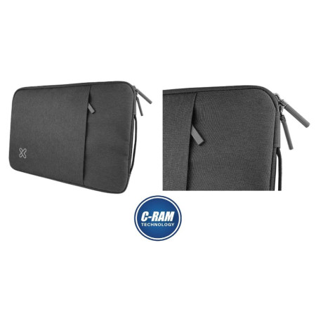 Funda SquarePro 14 1  Gris Klip Xtreme KNS-418GR