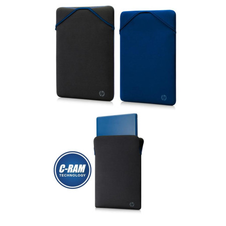 Funda Protección Reversible HP Negro/Azul 15 6