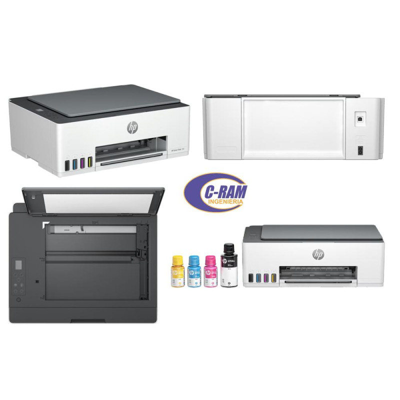 Impresora Multifuncional HP Smart Tank 580