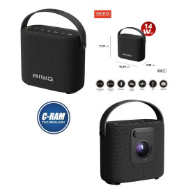 Parlante Portatil Aiwa AWS-S70BT 7W RMS BT 5 3 