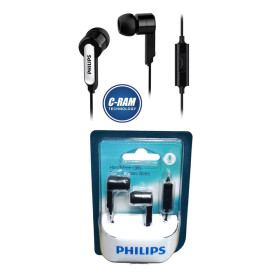 Audífonos Philips SHE1405 In-Ear 3 5mm Negro