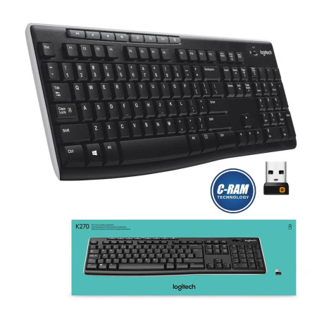 Teclado Inalámbrico Original Logitech K270 USB