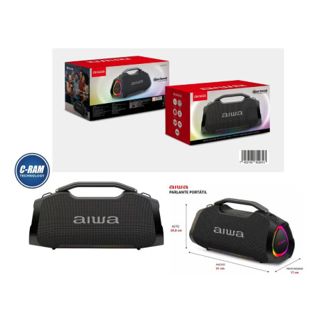 Parlante Portatil Aiwa AWA411 65W 6 Hrs BT 5 3 TWS